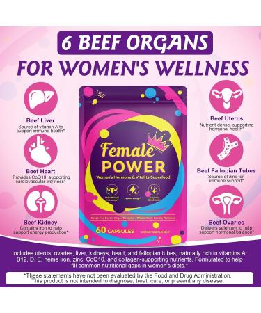 Women's Multivitamin Capsules Vitamins A E B12 Comprehensive Daily Multivitamin with Optimal Bioavailability Liver Support Supplement Women Power Capsules for Immunity&Overall Health 60 Capsules - Buy Online on GoSupps.com