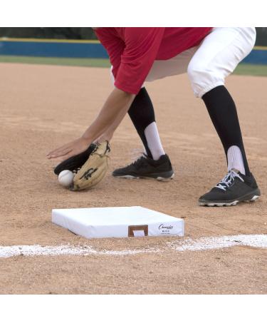 Champion Sports Foam Filled Nylon Cover Baseball Base Set - Quilted Cover with 1 Strap - 14 x 14 x 2 - Buy Online on GoSupps.com