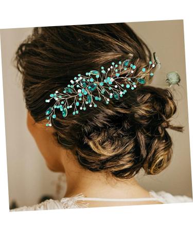 Housoutil Hair Comb Wedding Side Hair Comb Rhinestone Hair Accessories Hair Accessory for Women Crystal Hair Accessories Rhinestone Hair Comb Tiara Manual Metal Bride Hair Piece - Buy Online on GoSupps.com