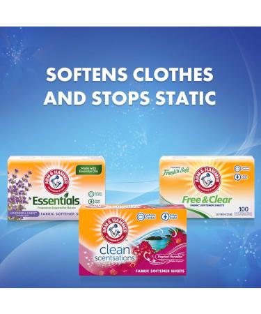 ARM & HAMMER Fabric Softener Sheets - Tropical Paradise 40 Sheets - Freshness & Softness for Every Load - Shop Internationally - Buy Online on GoSupps.com