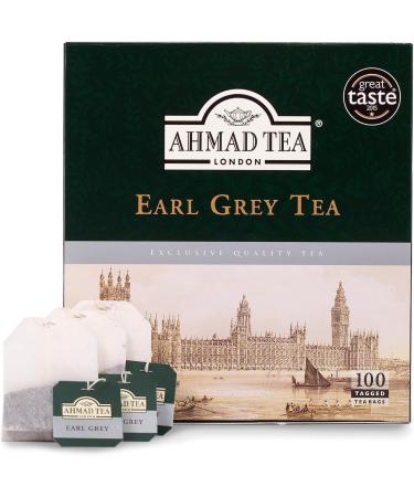 Ahmad Tea Earl Grey Tea | Black Tea - 100 Teabags - Buy Online on GoSupps.com