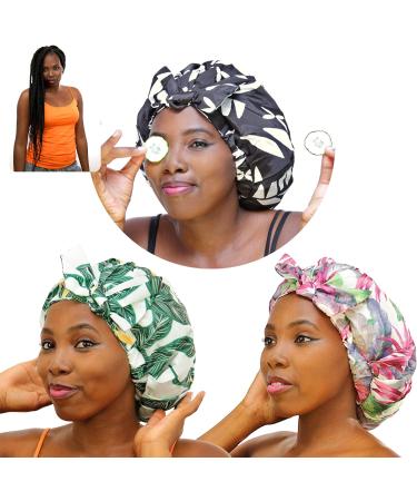 TTAT Extra Large Waterproof Shower Cap for Braids, Dreadlocks, Locs, Afro Hair - Reusable & Adjustable - Mould Resistant - Ideal for Home Spa, Conditioning, Hotel & Salon - Cool Breeze - Buy Online on GoSupps.com