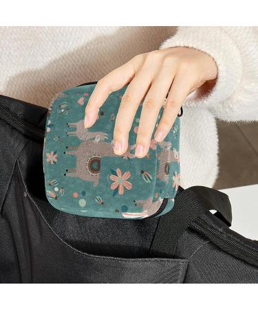 IIYAMA Women's Napkin Storage Bag & Floral Alpaka Menstrual Cup - Portable Storage for Bandages & Menstruation Essentials - Buy Online on GoSupps.com