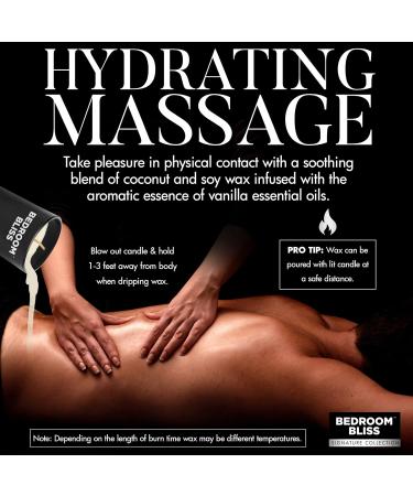 Bedroom Bliss Lovers Massage Candle - Indulge in Vanilla Aroma for Romantic Nights | International Shipping Available - Buy Online on GoSupps.com