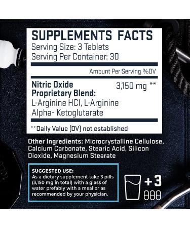 BASIC GREENS L-Arginine (180 Tablets) Nitric Oxide Booster for High Energy & Muscle Stamina | Men and Women L-Arginine Supplement - Boost Muscle Size & Recovery | 180 Count (Pack of 2) - Buy Online on GoSupps.com