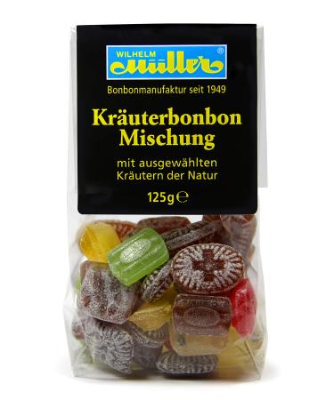 Herbal candy mix with selected herbs from nature (8 bags) Herbs 125 g (pack of 8)