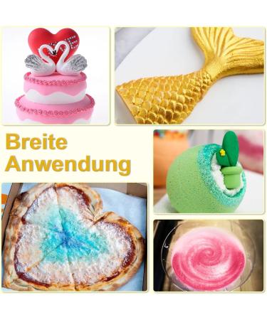 Edible Glitter - 4 Colors for Drinks & Food | 100% Vegan Gluten-Free | Cake & Cocktail Accessories - 5G - Buy Online on GoSupps.com