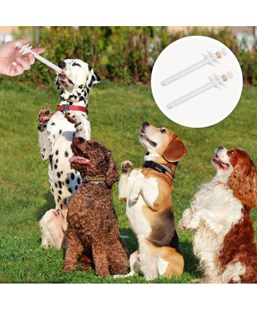 2 Piece Plastic Pet Pill Poppers Cat Pill Dispenser Dog Pill Dispenser Pill Popper for Cats Lightweight and Durable Dog Pill Popper Medical Tablet Feeding Tool Cat Pill for Dogs and Large Cats 2 Pcs white - Buy Online on GoSupps.com