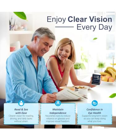 Rebuild Your Vision Ocu-Plus Formula Eye Health Supplement with Lutein & Zeaxanthin Supports Visual Clarity Night Vision & Macular Health with Bilberry Ginkgo Biloba & NAC 60 Capsules - Buy Online on GoSupps.com