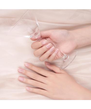 Danni & Toni Half hardened gel nail films transparently glossy monochrome gel nail semi-hardened nail film nail sticker nail ticker nail design wraps (28 stickers) Crystal Clear-de - Buy Online on GoSupps.com