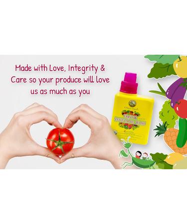 2 Pack Organic Fruit & Vegetable Wash USDA Organic Produce Cleanser Made in Canada Food Grade Organic Ingredients Removes Surface Pesticides Wax Soil Dirt & other contaminants Each 26.54 fl oz - Buy Online on GoSupps.com