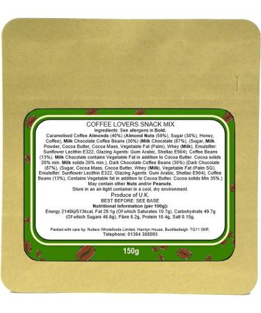 Natural Health 4 Life 3 Snack Mixes Set Coffee Lovers Mix. 150g x 3 450g total. In Kraft Foil Lined Resealable Pouches. - Buy Online on GoSupps.com