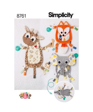 Simplicity 8761 Babies' Sensory Blanket OS (One Size)