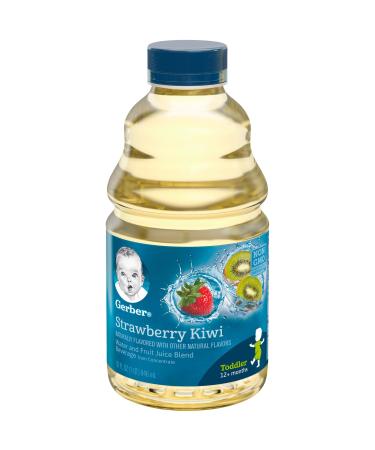 Gerber Graduates Fruit Splashers Juice, Strawberry Kiwi 32 Fl. Oz. (Pack of 4)