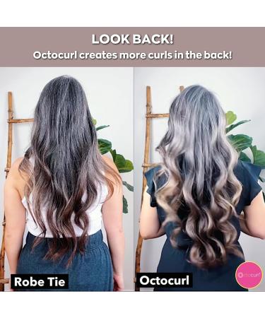 Octocurl Satin Hair Curlers - Heatless Curls Overnight - Headband Curlers for Long Hair (Satin - Pink) - Buy Online on GoSupps.com