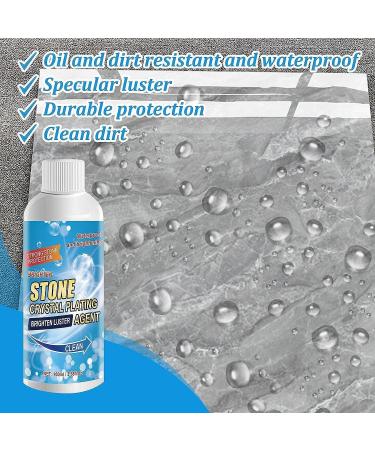 Stone Stain Remover Cleaner Advanced Marble Care Kit Stain Remover Crystal Plating and Polishing Agent for Kitchen Patio and Backyard Surfaces (2 bottle) - Buy Online on GoSupps.com