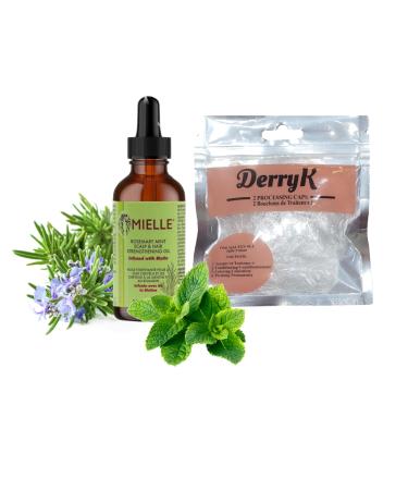 Mielle Rosemary Mint Hair Oil with DerryK Processing Caps