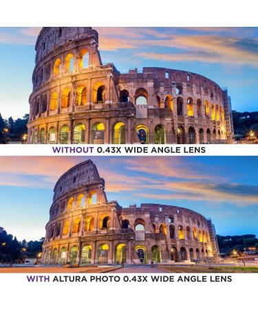 58MM 0.43x Altura Photo Wide Angle Lens w/Macro for Canon EOS DSLR Cameras - Buy Online on GoSupps.com