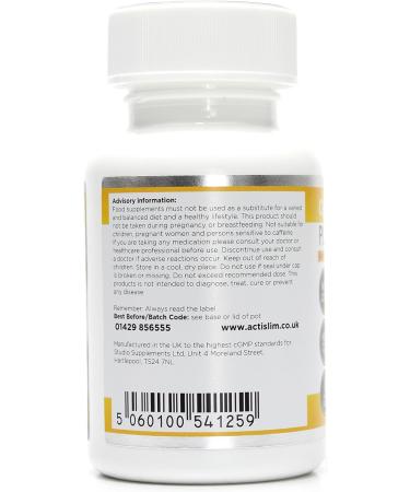 Actislim Platinum: UK's #1 Weight Loss Slimming Pill with Garcinia Cambogia, Citrus Aurantium & Caffeine | 6-Week Course for Fast Results - Buy Online on GoSupps.com