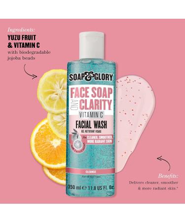 Soap & Glory Vitamin C Facial Wash 350ml - Brighten and Refresh Your Skin - Buy Online on GoSupps.com