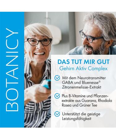 Botanicy Brain Active Complex - 60 Capsules - Buy Online on GoSupps.com