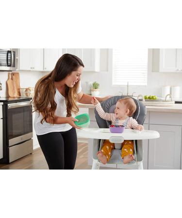 NUK Stacking Bowls Set for 4+ Months - Purple & Teal (3 Bowls + 3 Lids) - Buy Online on GoSupps.com