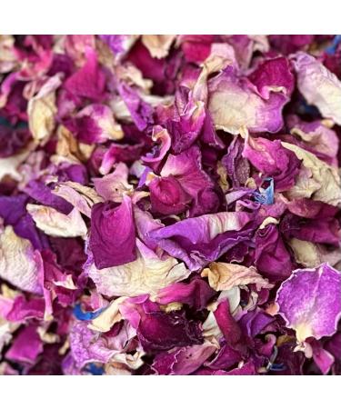 Edible 'Enchanted Forest' Pink Red and Burgundy Rose with Blue Cornflower Dried Flower Petal Mix - 25g - Food Grade - Culinary - Cake - Bake - Decoration (184) - Buy Online on GoSupps.com
