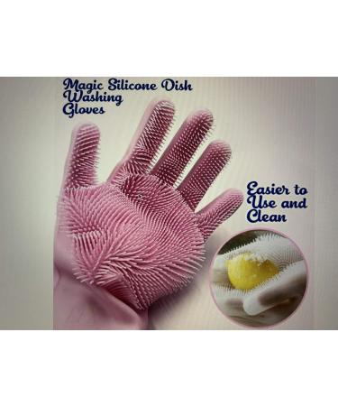 Reusable Silicone Dishwashing Gloves (Red) - Buy Online on GoSupps.com
