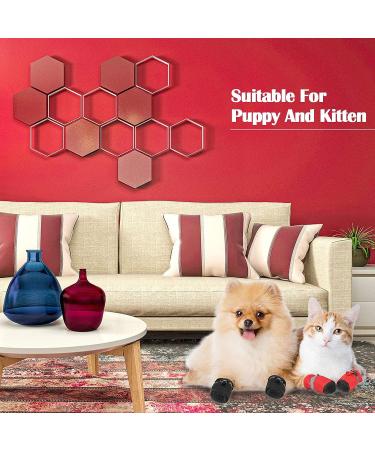 Waterproof Adjustable Dog Shoes | Anti-Slip Paw Protector Booties | Soft Soled Dog Sock Shoes (M 1.48 x 1.3in) - Buy Online on GoSupps.com