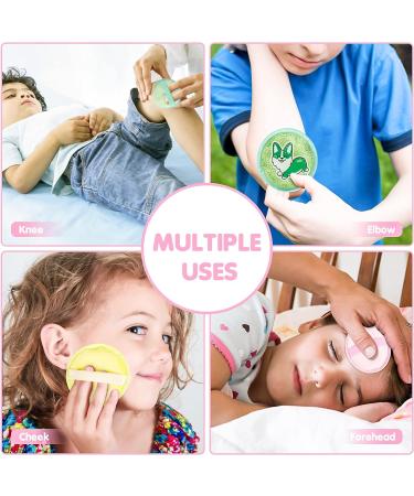 Kids Ice Packs 3 Pack - Reusable Heat Cold Gel Beads for Toddler Fever, Pain Relief & Swelling - First Aid for Boo Boos, Wisdom Teeth & Injuries - Buy Online on GoSupps.com