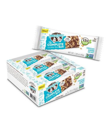 Lenny & Larry's The Complete Cookie-Fied Bar Chocolate Almond Sea Salt 9 Bars 1.59 oz (45 g) Each