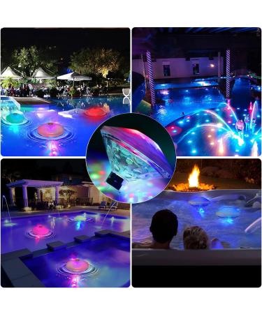 Antyingkai 2-Piece Floating LED Pool Lights | Waterproof Garden & Party Lighting | Ideal for Pools & Ponds - Buy Online on GoSupps.com