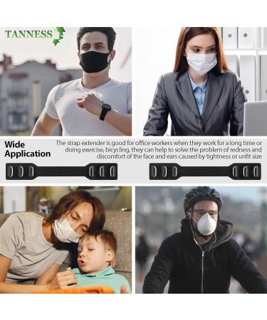 10 PCES Tanness Mask Ear Strap Extenders Extension Hooks - Adjustable Silicone Holder for Face Cover Protection - Buy Online on GoSupps.com