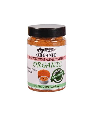 Blessfull Healing Organic Kashmiri Paneer Masala 200 Gram Airtight Container (Packing May Vary) 200 Gram 7.05 oz