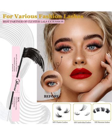 Missicee 2 in 1 Bond and Seal Lash Glue for DIY Cluster Lashes - Super Strong Hold, Latex-Free, Waterproof Formula for Sensitive Eyes | 72Hr Hold - Buy Online on GoSupps.com