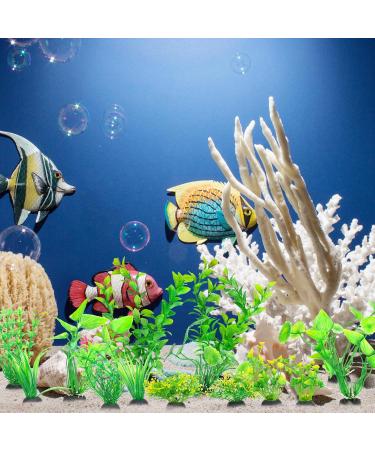 Rikudim Realistic Plastic Aquarium Plants - Small Artificial Decorations for Vibrant Aquariums - Buy Online on GoSupps.com