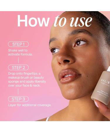 Bali Body Tinted Super Serum SPF30 | Natural Shade Daily Skincare for All Skin Types | Hyaluronic Acid Infused Skin Perfector for Glowing Skin | Vegan Cruelty Free Australian Made (30ml/1.01fl oz) - Buy Online on GoSupps.com