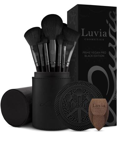 Premium Vegan Make-Up Brush Set & Luvia Beauty Blender Sponge Bundle - Extra Soft Blending Egg for Flawless Makeup Application - International Shipping Available - Buy Online on GoSupps.com