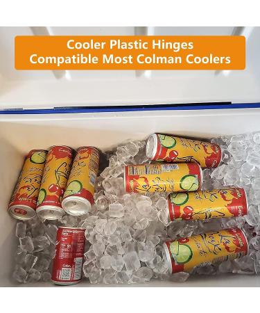 Coleman Cooler Replacement Plastic Hinges & Screws Set - 4 Pack - Buy Online on GoSupps.com