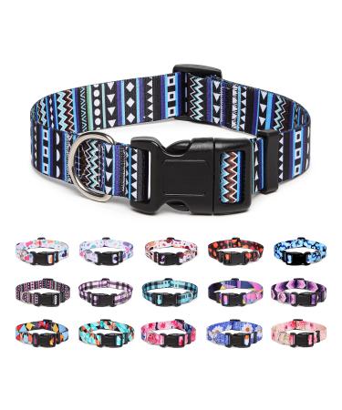 Suredoo dog collar adjustable soft & comfort nylon dog collar for small medium-sized dog puppies (s blue) s (neck circumference 25-40 cm width 1.5 cm) blue - Buy Online on GoSupps.com