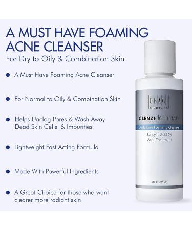 Obagi CLENZIderm M.D. Daily Care Foaming Acne Face Wash - Pack of 1 - Buy Online on GoSupps.com