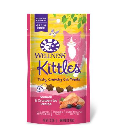 Wellness Pet Products - Cat Treat Kittles Slm&crn - Case of 1 - 2 OZ