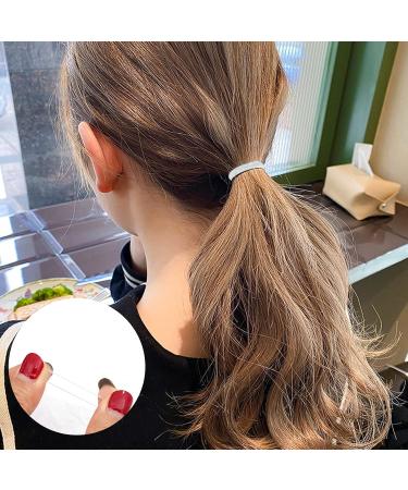 Molain Mini Hair Rubber Bands - Transparent Elastic Ponytail Holders for Toddlers Girls & Women - 1000 Pieces for Braid & Wedding Hairstyles - Buy Online on GoSupps.com