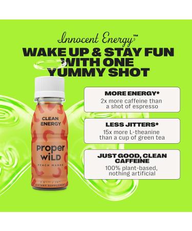 Proper Wild Vegan Energy Shots with L-Theanine and Organic Caffeine Clean Plant Based Energy Drink Gluten Free GMO Free Dairy Free Stevia Free Soy Free Originals Variety 2.5 Fl Oz 6 Pack Originals Variety 2.5 Fl  - Buy Online on GoSupps.com