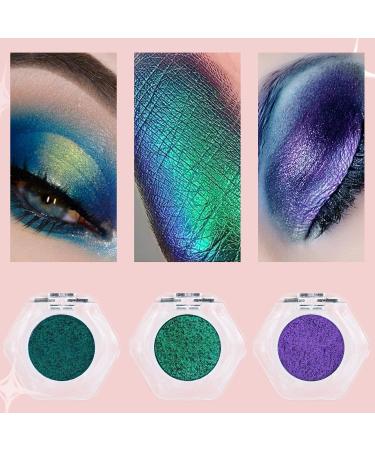 Cosmetics Eyeshadow Glitter Eyeshadow Sparkling Makeup Eyeshadow for Women Easy to Build | Shadow Contour Powder Single for Picnics Weddings Parties - Buy Online on GoSupps.com