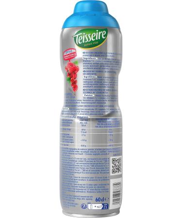 Teisseire Zero Sugar Raspberry Cranberry Syrup for Refreshing Drink Cocktails Bottle 6x60cl - Buy Online on GoSupps.com