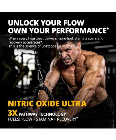 LincNutri Nitric Oxide Supplements for Men, Heart Health, Blood Flow & Circulation Booster with L-Arginine, L-Citrulline & ViNitrox | L-Arginine Supplements for Men, 90 Capsules - Buy Online on GoSupps.com