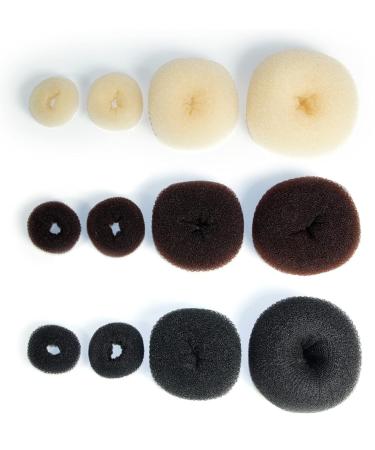 WIG Me Up RH-046 - 10x5 Black Dutt Pillow for Volume Hair Styling | Large 10x5cm Hair Ring - Buy Online on GoSupps.com