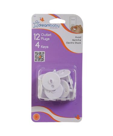 Dreambaby G899 Child Safety Socket Lock | 16 pcs Socket Protector with Key Set for International Shipping - Buy Online on GoSupps.com