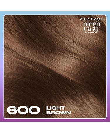 Clairol Nice'n Easy No Ammonia Hair Dye 755 Medium Light Brown - 1 Count - Buy Online on GoSupps.com